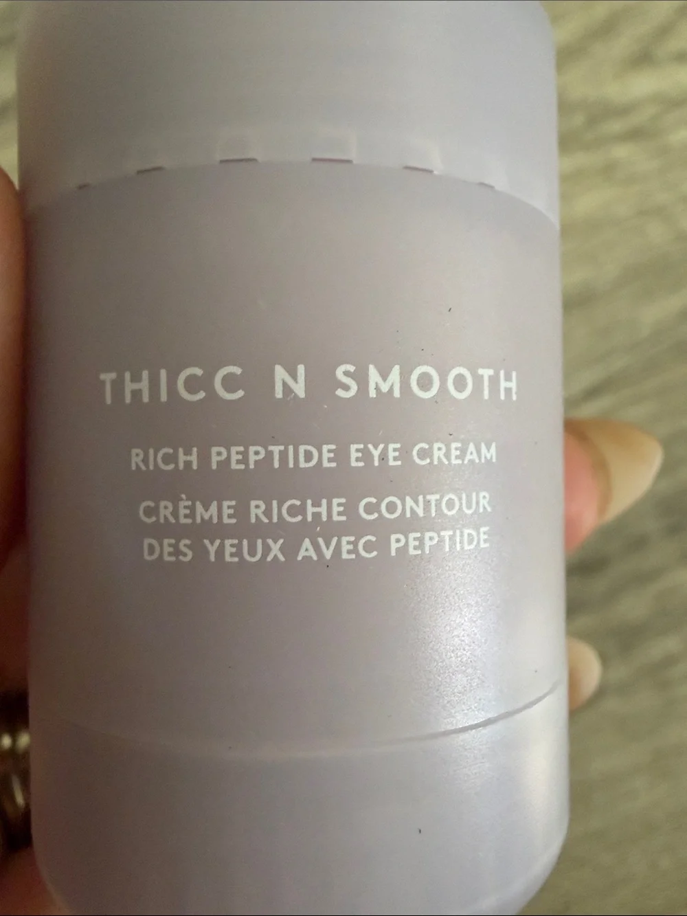 Fenty Skin Thicc N Smooth Eye Cream - Lavender & Cream Packaging